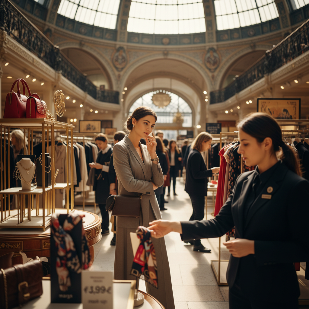 Marges des Galeries Lafayette